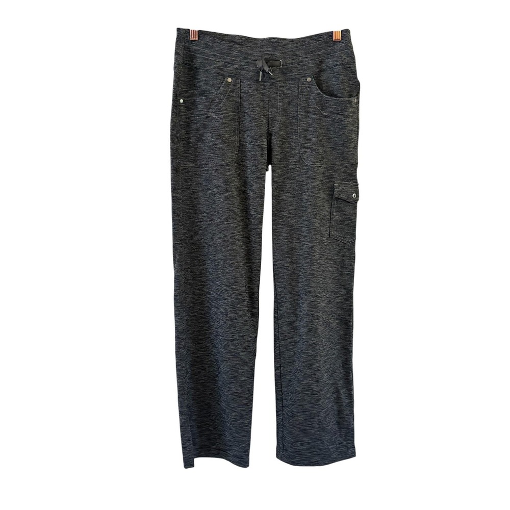 Kuhl Mova Cargo Pants Womens 8 Gray Knit Travel Hiking Outdoors Granola